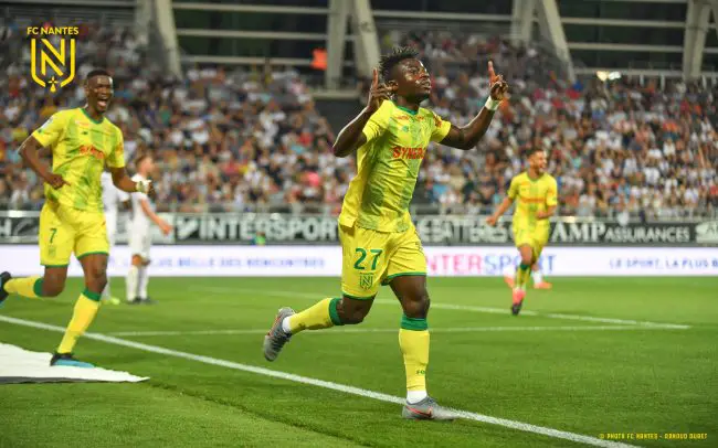 christian-gourcuff-moses-simon-fc-nantes-super-eagles-the-canaries-french-ligue-1-amiens