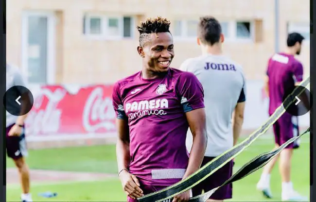 Chukwueze happy to be back in villarreal training