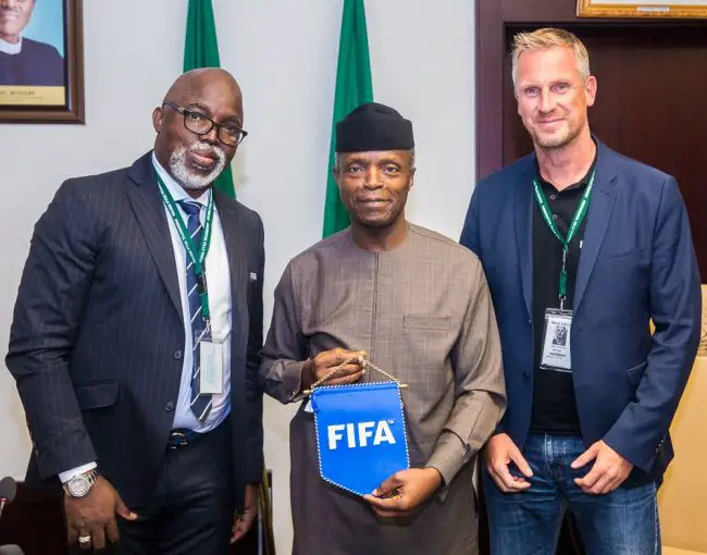 fifa-u-20-womens-world-cup-bid-yemi-osinbajo-vice-president-nigeria-fifa-delegation-heyral-kaj-jurgen-amaju-pinnick