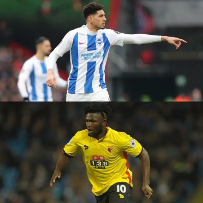 leon-balogun-watford-brighton-and-hove-albion-premier-league-vicarage-road-transfer-window-victor-osimhen-samuel-chukwueze