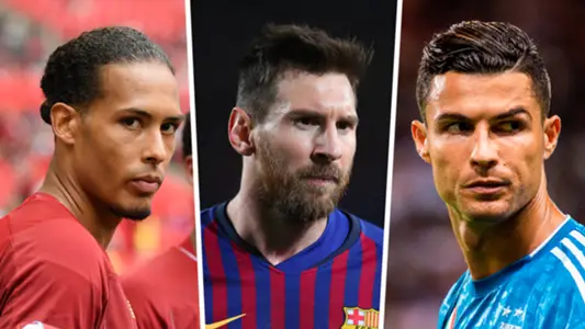 Messi, Ronaldo, Van Dijk nominated for UEFA men's player of the year award