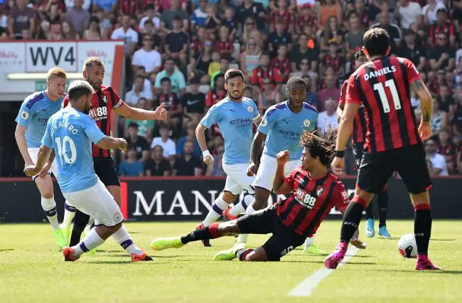 Aguero Bags Brace As Manchester City Pip Bournemouth 3-1