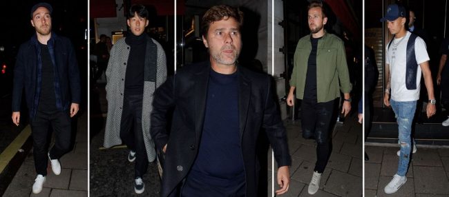 Tottenham Stars Treat Pochettino To A Lavish Dinner To Show Support