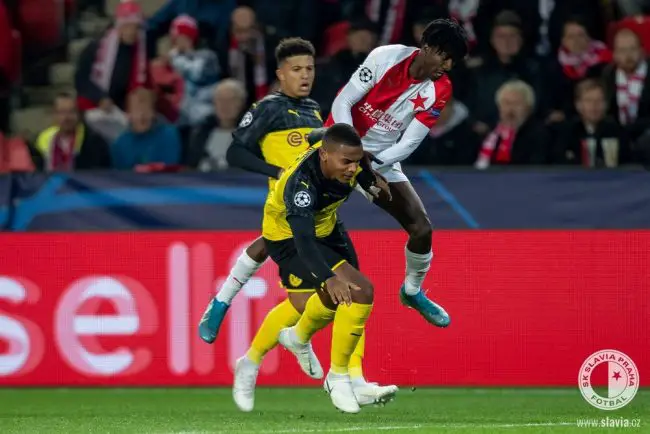 peter-olayinka-slavia-prague-borussia-dortmund-uefa-champions-league-ucl-super-eagles