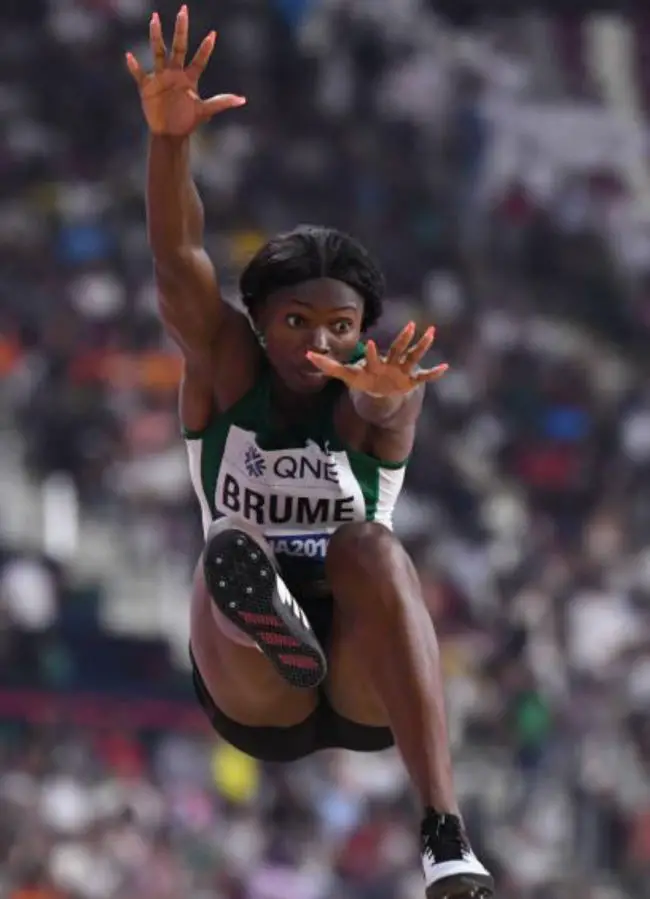 ese-brume-17th-iaaf-world-championships-doha-2019-tobiloba-amusan-long-jump-100m-hurdles-noc-nigeria-olympic-committee-afn