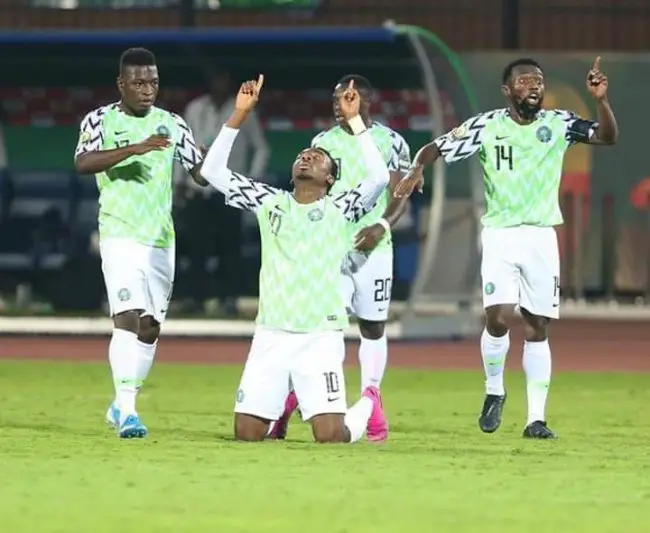 Okechukwu Celebrates Olympic Eagles Win Against Zambia