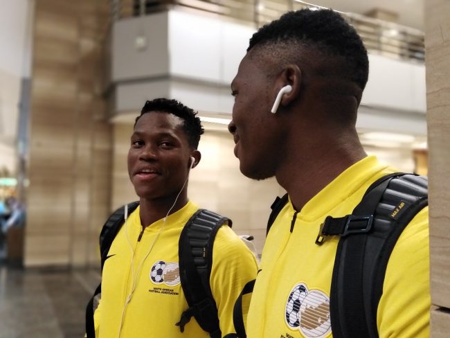 South Africa Arrive For U-23 AFCON With 12 Players