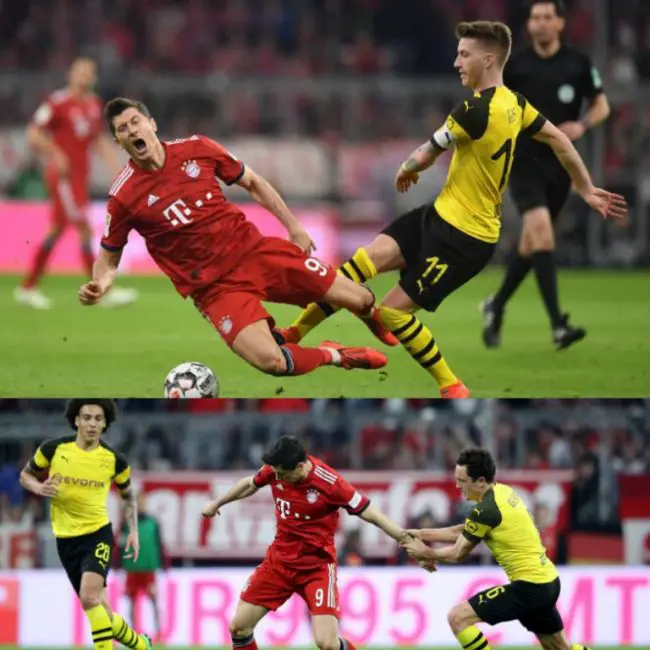 der-klassiker-bayern-munich-borussia-dortmund-allianz-arena-robert-lewandowski-german-bundesliga-lucien-favre