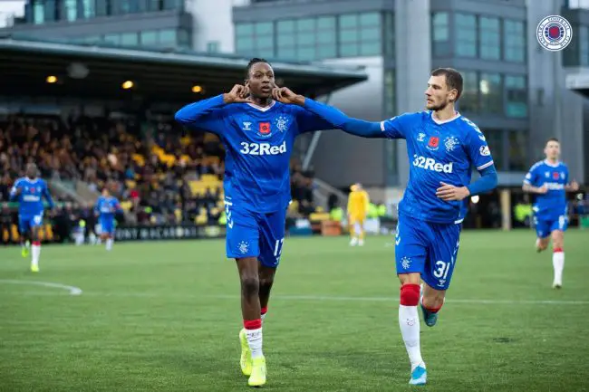 joe-aribo-glasgow-rangers-scottish-premier-league-livingston-super-eagles-alfredo-morelos