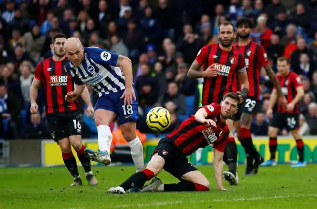 EPL: Balogun Missing In Action Again As Brighton Sink Bournemouth