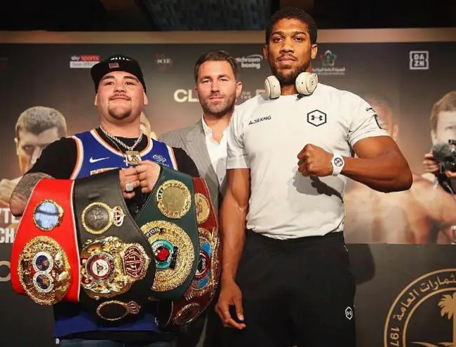 Joshua: I Won't Celebrate If I Regain My Belts From Ruiz