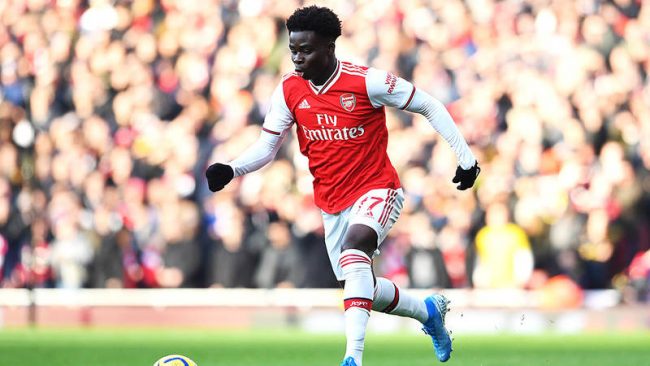 Arteta Salutes Saka's Sacrifice For Arsenal As Youngster Thrives In New Left-Back Role