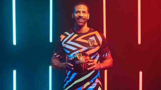 Rio Ferdinand in Lagos For Guiness Night Football Pan-African Finale