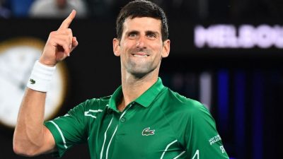 Djokovic Strolls Past Federer To Reach Autralian Open Final