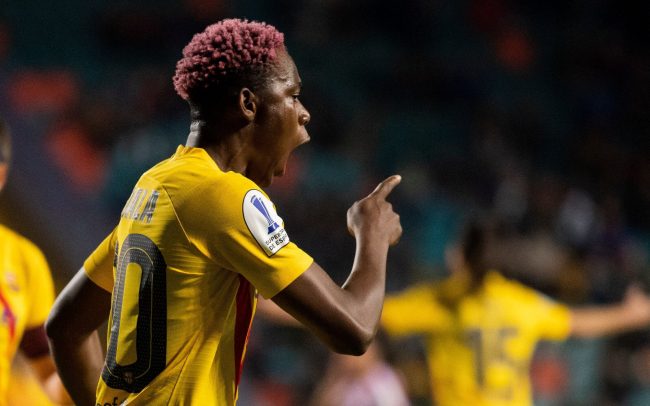 Queens Cup: Oshoala Bags Brace In Barcelona Ladies Away Win