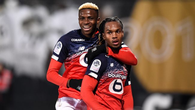 Sanches and Osimhen Hailed By Lille After Scoring Against Angers