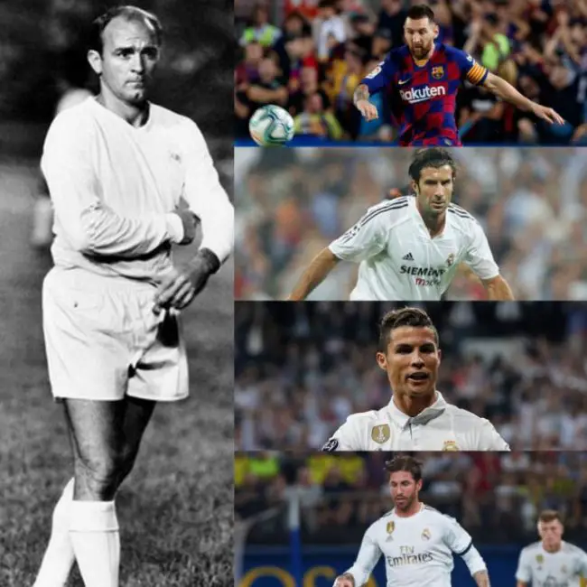 el-clasico-real-madrid-barcelona-santiago-bernabeu-alfredo-di-stefano-lionel-messi-sergio-ramos-cristiano-ronaldo-luis-figo