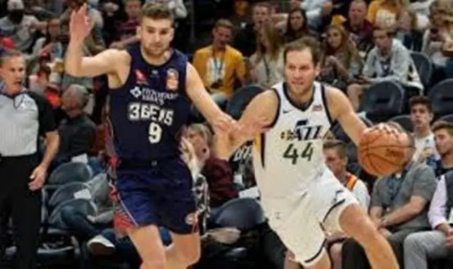 Jazz-And-Bojan-Bogdanovic-To-Host-Heat-At-Vivint-Smart-Home-Arena