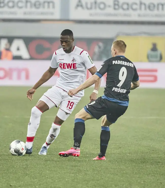 Ehizibue Suffers Derby Defeat With Cologne At Monchengladbach