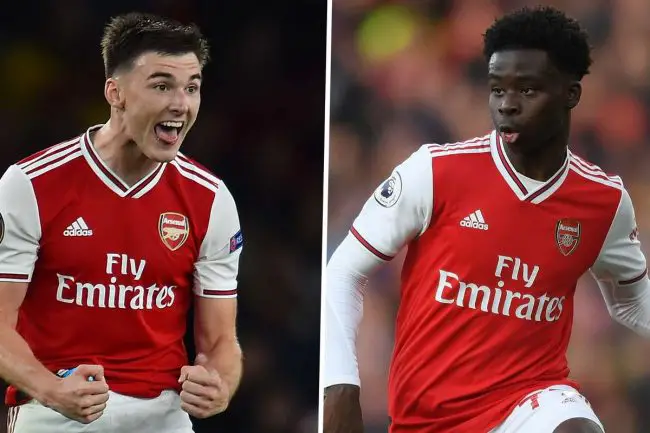 Saka, Tierney Must Fight For First Team Shirt- Arteta