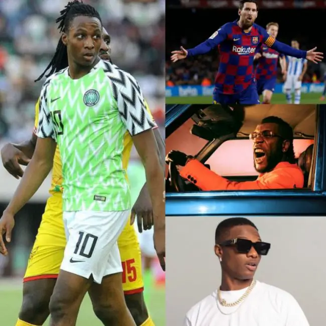 joe-aribo-super-eagles-glasgow-rangers-lionel-messi-cristiano-ronaldo-drake-meek-mill-burna-boy-wizkid-naira-marley