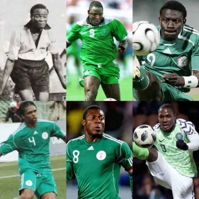 striker-rashidi-yekini-sunny-oyarekhua-kanu-nwankwo-obafemi-martins-yakubu-aiyegbeni-odion-ighalo-daniel-amokachi-segun-odegbami-super-eagles-green-eagles