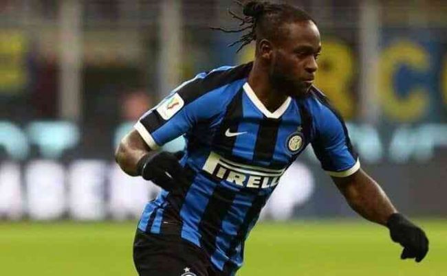 Inter Confirm Moses, Teammates Returned Negative Coronavirus Tests