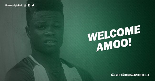 Ex-Eaglets star Amoo Joins Swedish Club Hammarby On Four-Year Contract