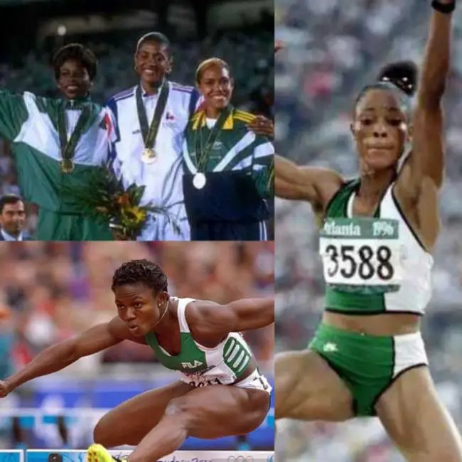 nigerian-athletics-gloria-alozie-track-and-field-falilat-ogunkoya-chief-tony-osheku-mary-onyali-chioma-ajunwa