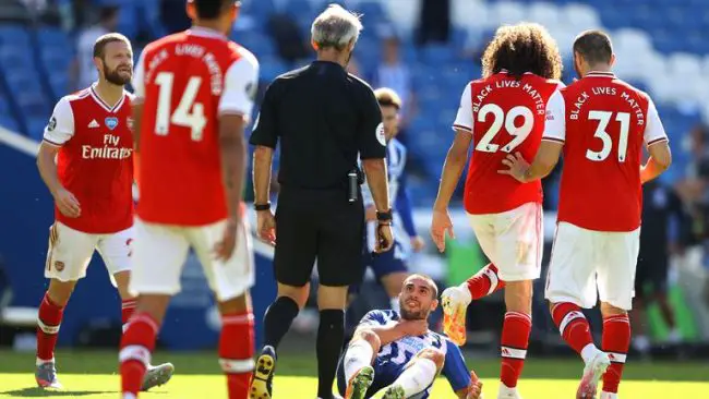 Guendouzi To Face No Further Action Over Brighton's Maupay Incident