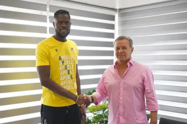 Uzoho Joins Cypriot Club APOEL On Three-Year Contract