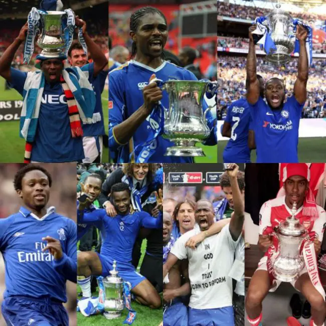 english-fa-cup-daniel-amokachi-celestine-babayaro-kanu-nwankwo-mikel-obi