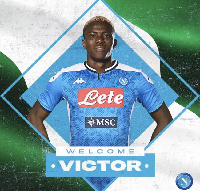 Cant Wait To Put On This Iconic Jersey'- Osimhen Thrilled To Join Napoli