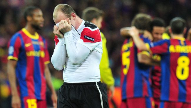 Rooney Blames Ferguson For Man United’s UCL Final Defeats To Barcelona