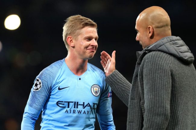 Zinchenko Fiancee Blames Guardiola For UCL Defeat To Lyon