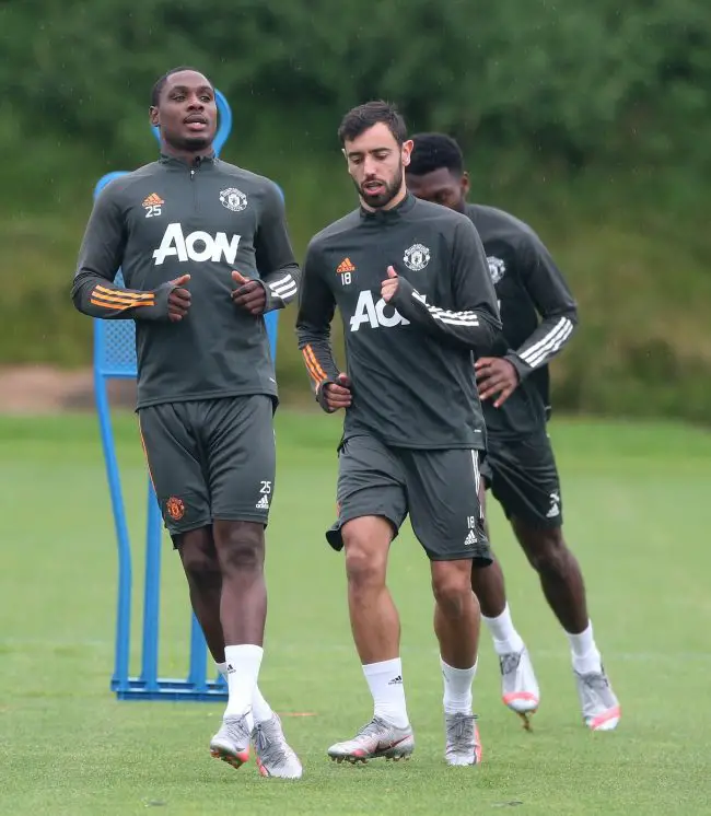 odion-ighalo-bruno-fernandes-manchester-united-red-devils-premier-league