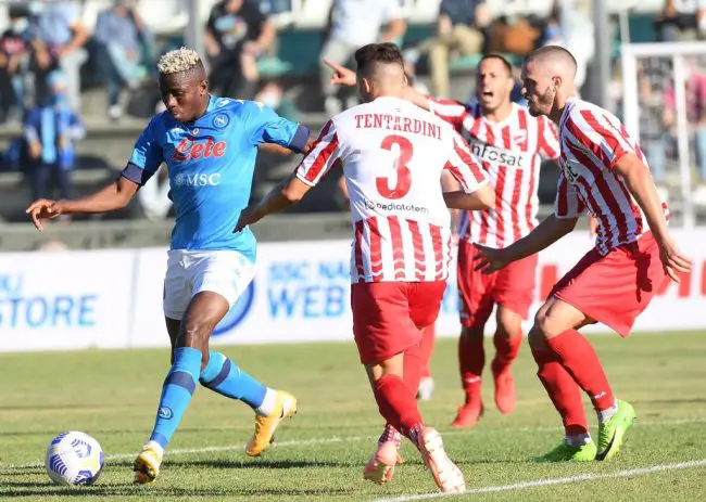 Osimhen Bags Hat-trick Again In Napoli Friendly Win