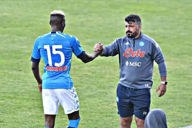 'I Hold You In High Esteem Forever'- Osimhen Pens Heartfelt Message To Former Napoli Boss Gattuso 