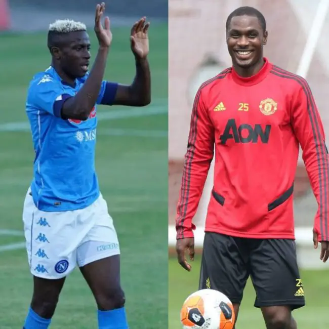 victor-osimhen-ssc-napoli-serie-a-odion-ighalo-manchester-united