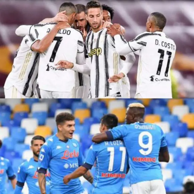 juventus-napoli-lega-serie-a-uefa-asl-covid-19-coronavirus