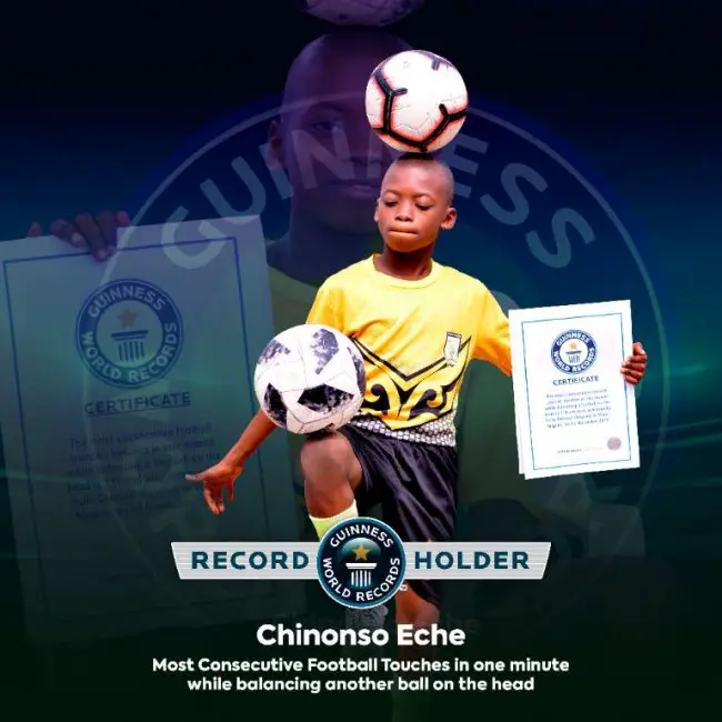 chinonso-eche-guiness-world-records-freestyle-football-anambra-state-federal-government-nigeria