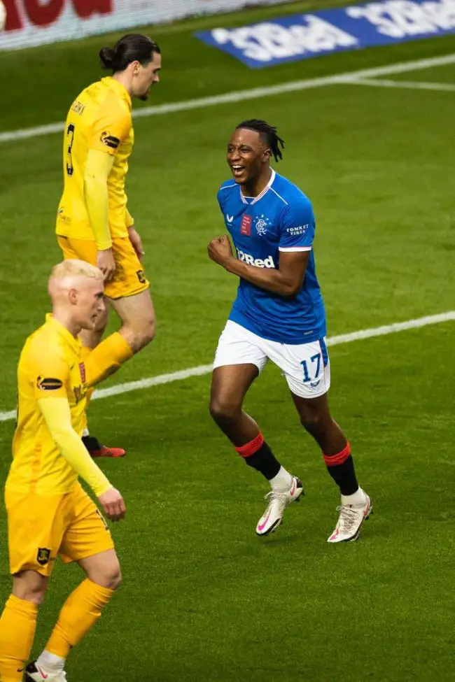 Aribo Elated To Score In Rangers' Win Against Livingston