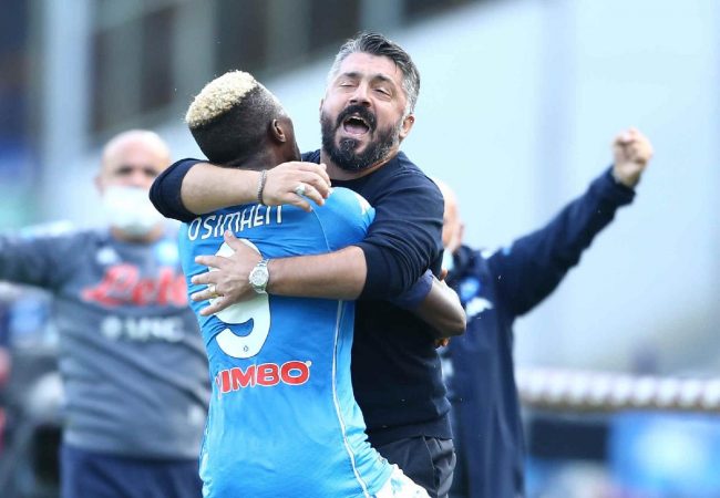 victor-osimhen-gennaro-gattuso-serie-a-napoli-juventus