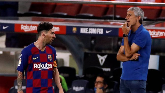 Setien Ex-Barca Coach Admits Messi Is Difficult To Manage