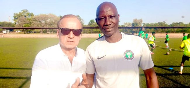 Rohr Visits Flying Eagles Camp Ahead WAFU Nations Cup