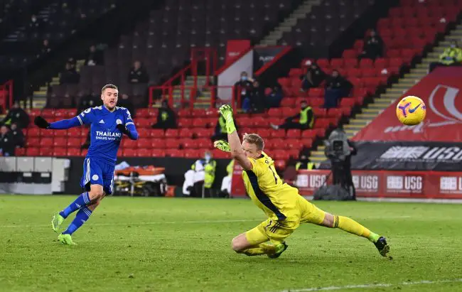 Premier League: Ndidi, Iheanacho Subbed On As Vardy Nets Late Winner Vs Sheffield