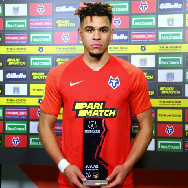 Onugkha Voted Man Of The Match In Russian Premier League Game