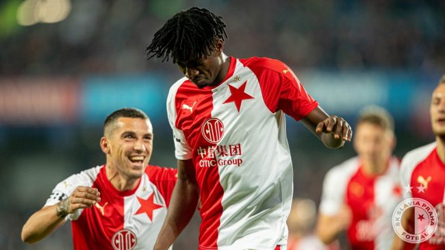 Olayinka Thrilled To Sign New Slavia Prague Contract