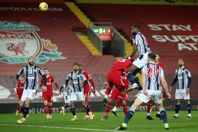 Ajayi Scores Late Goal To Earn West Brom Away Draw Vs Liverpool