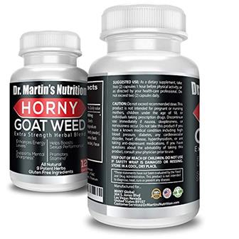 Super Strength 1000mg Horny Goat Weed 120 Capsules with Maca Arginine & Ginseng